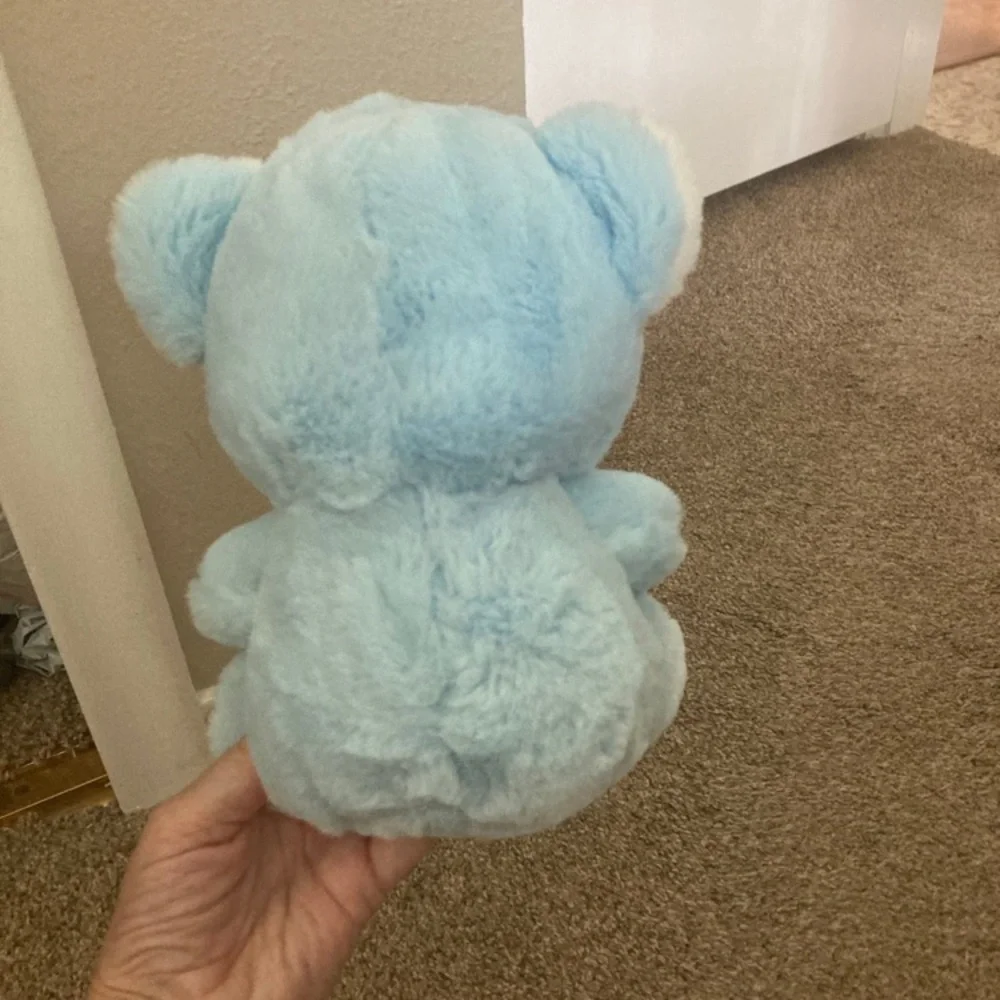 Blue and White Plush Bear Toy - Picture 2 of 3
